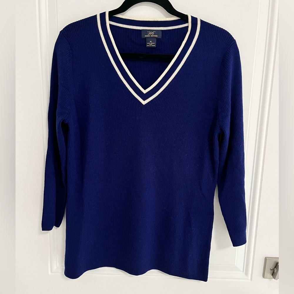 NWOT - Brooks Brothers Women’s 100% Merino Wool 3/4 Sleeve Sweater - Size XL